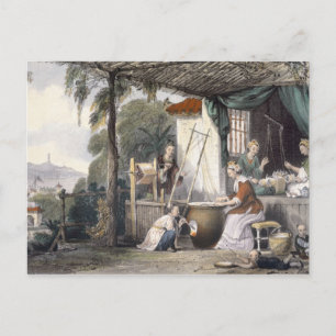 Destroying the Chrysalids and Reeling the Cocoons, Postcard