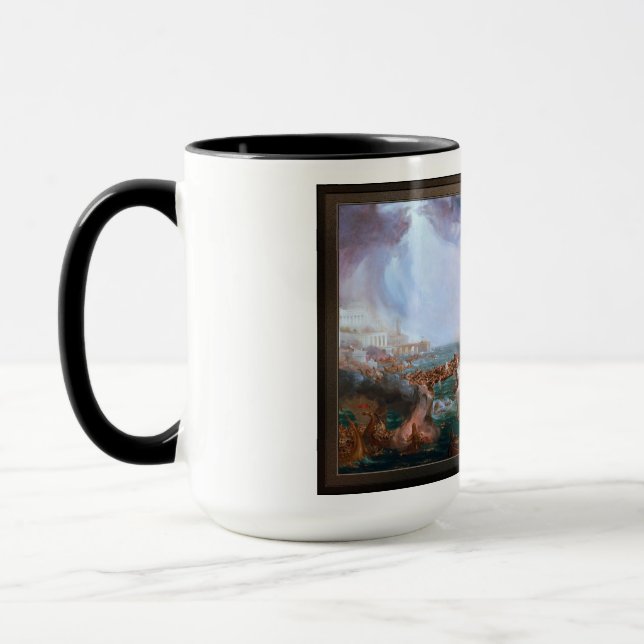 Destruction from The Course of Empire Mug (Left)