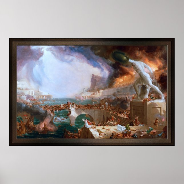 Destruction from The Course of Empire Poster (Front)