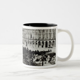 Destruction of the Vendome Column Two-Tone Coffee Mug