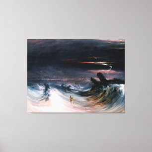 Destruction of Tyre by John Martin (1840) Canvas Print