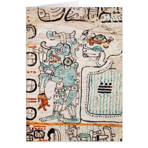 Detail from a Mayan codex
