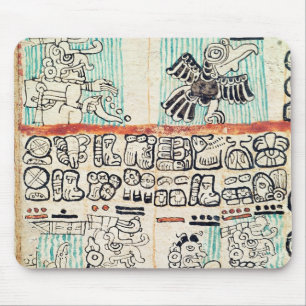 Detail from a Mayan codex Mouse Mat