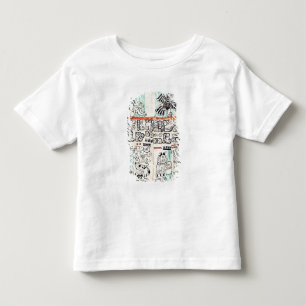 Detail from a Mayan codex Toddler T-Shirt