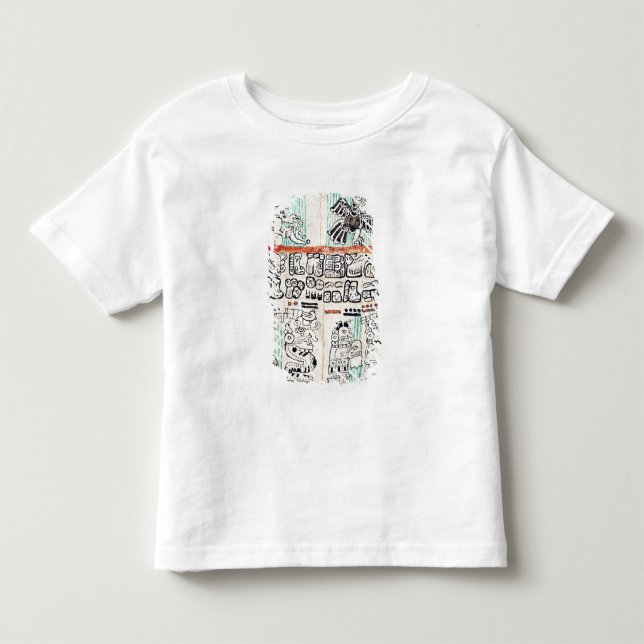 Detail from a Mayan codex Toddler T-Shirt (Front)