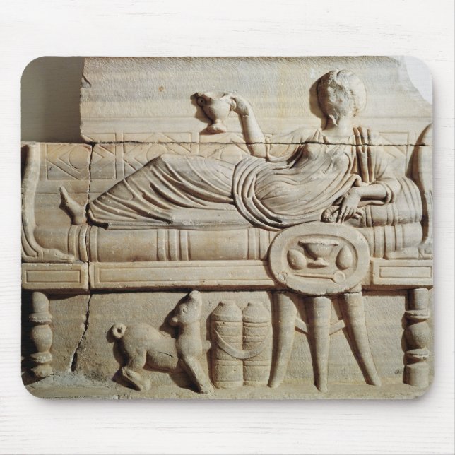 Detail from a sarcophagus mouse mat (Front)