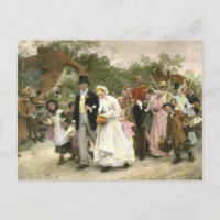 Detail from A Village Wedding by Luke Fildes