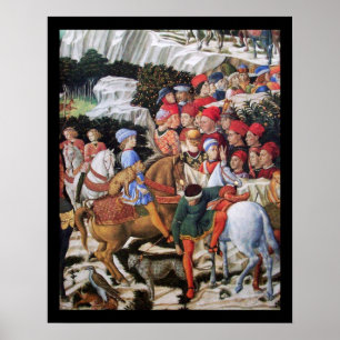Detail from Procession of the Magus Melchior Poster