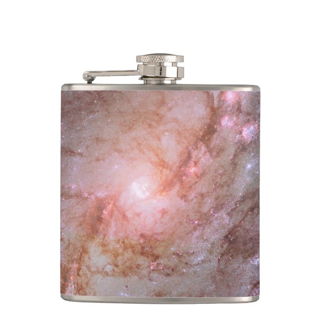 Detail from Spiral Galaxy M83 Hip Flask (Front)