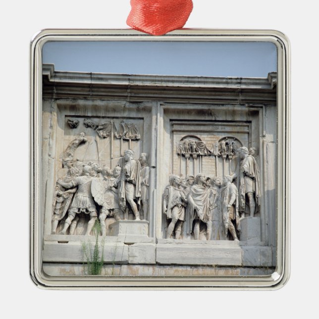 Detail from the Arch Constantine Metal Tree Decoration (Front)