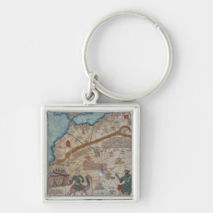 Detail from the Catalan Atlas, 1375 Key Ring