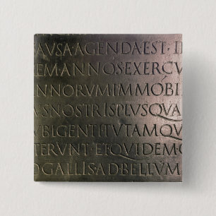 Detail from the Claudian Table 15 Cm Square Badge