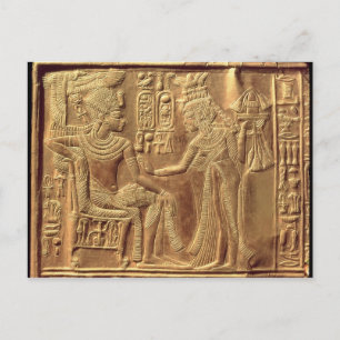 Detail from the Golden Shrine of Tutankhamun Postcard