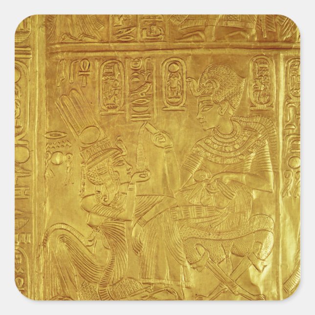 Detail from the Golden Shrine Square Sticker (Front)