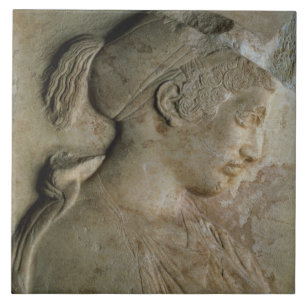 Detail from the stela of Philis, from Thasos, c.5t Tile