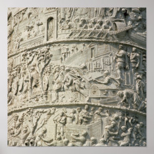 Detail from Trajan's Column Poster
