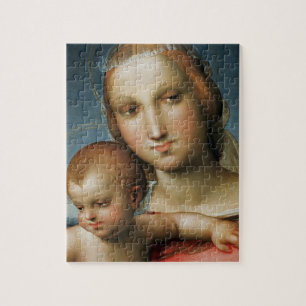 Detail from <Virgin and Child> Attributed to Rapha Jigsaw Puzzle
