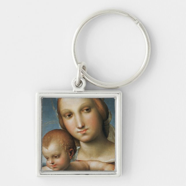 Detail from <Virgin and Child> Attributed to Rapha Key Ring (Front)