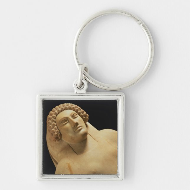 Detail of a female sarcophagus from Cadiz, 5th-4th Key Ring (Front)