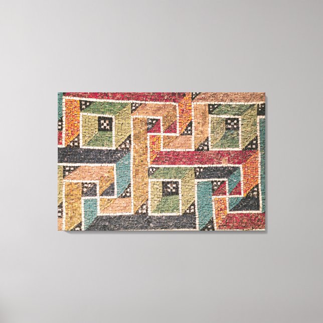 Detail of a frieze from the vault canvas print (Front)