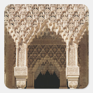 Detail of a gallery arch, from the Court Square Sticker