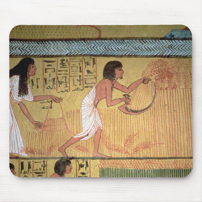 Detail of a harvest scene on the East Wall Mouse Mat (Front)