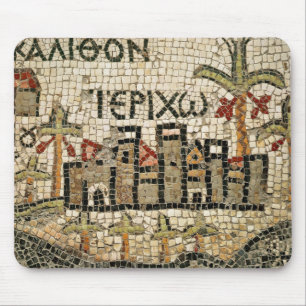 Detail of a map of Jericho Mouse Mat