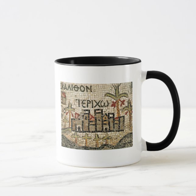 Detail of a map of Jericho Mug (Right)