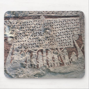 Detail of a picture stone depicting a Viking Mouse Mat