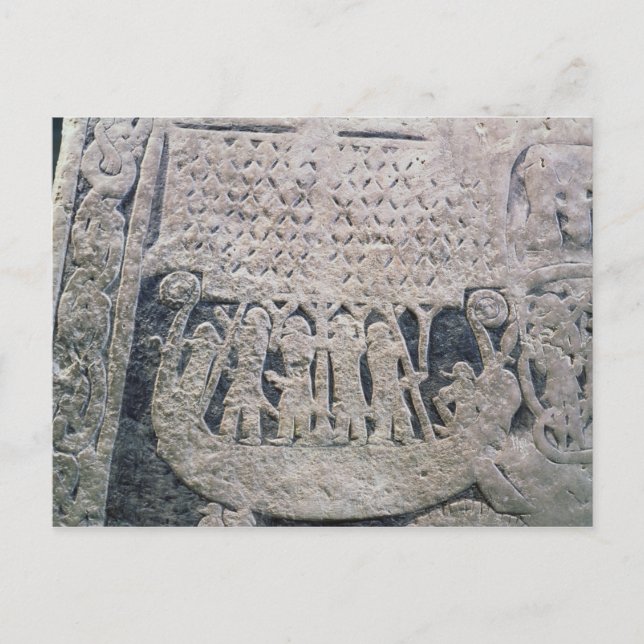 Detail of a picture stone postcard (Front)