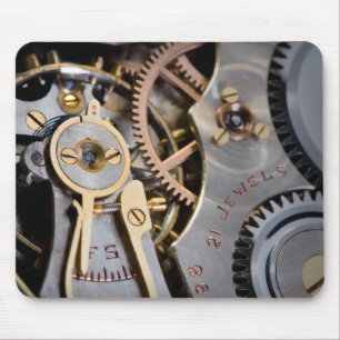 Detail of a pocket watch mouse mat