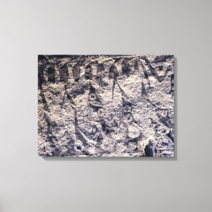Detail of a ritual procession canvas print
