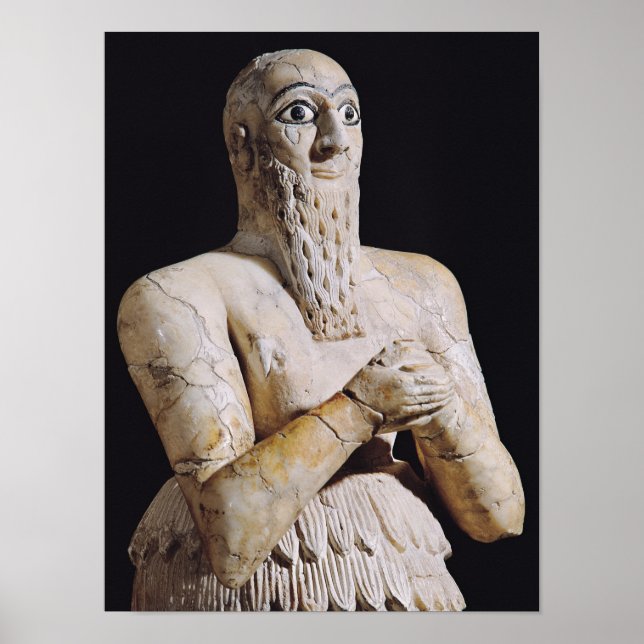 Detail of a statue of Itur-Shamagen Poster (Front)