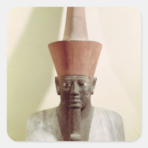 Detail of a statue of Mentuhotep II Square Sticker