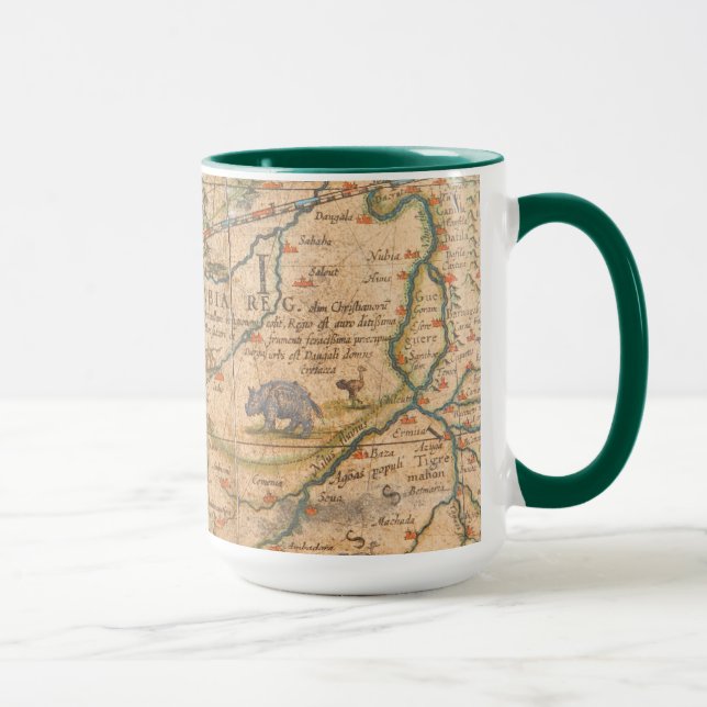 Detail of Africa from a Globe Mug (Right)