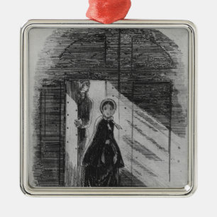 Detail of Amy Dorrit Metal Tree Decoration