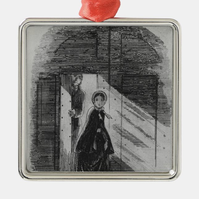 Detail of Amy Dorrit Metal Tree Decoration (Front)