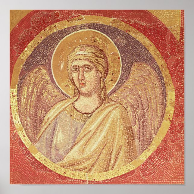 Detail of an angel from the Navicella Poster (Front)