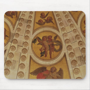 Detail of angels from the dome, built 1635-42 mouse mat