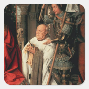 Detail of Canon Joris van der Paele Square Sticker