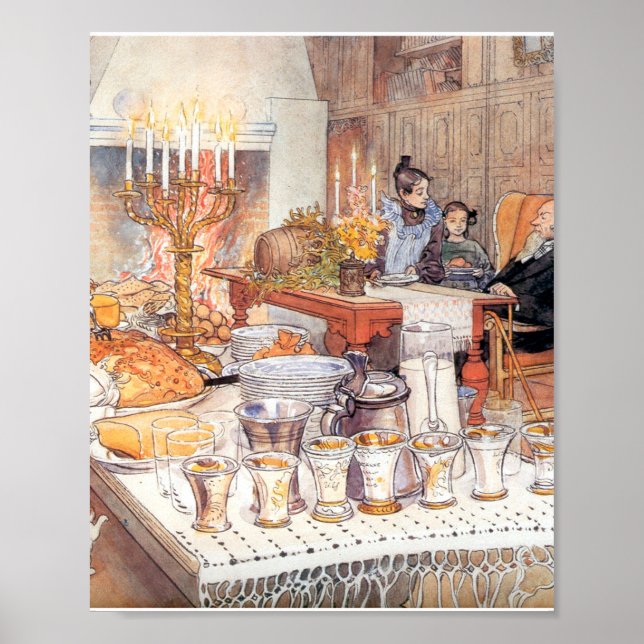 Detail Of Christmas Eve - Carl Larsson 1906 Poster (Front)