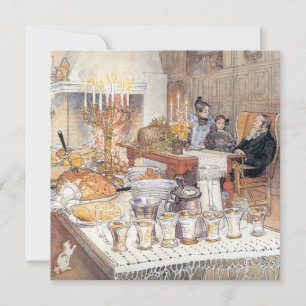 Detail of Christmas Eve (Traditional Swedish Xmas) Card