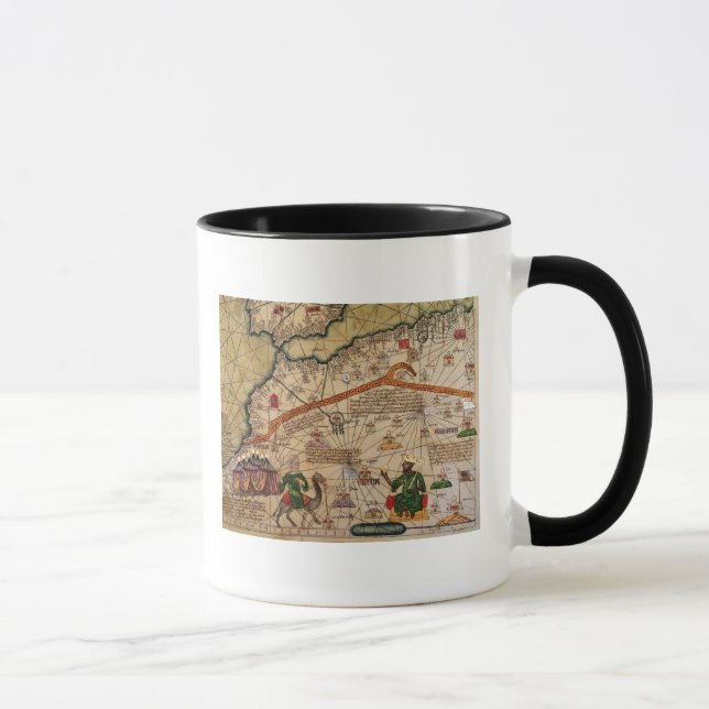 Detail of Copy of a Catalan Map of Europe Mug (Right)