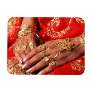 Detail Of Elaborate Jewellery Magnet