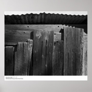 Detail of Fence, UC Santa Cruz, 1963 Poster