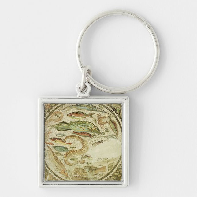 Detail of fish, The Four Seasons, from Vega Baja Key Ring (Front)