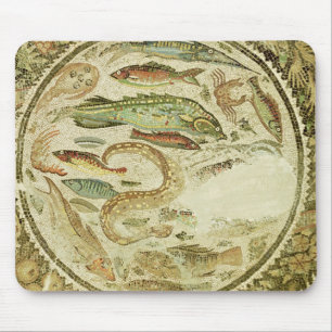 Detail of fish, The Four Seasons, from Vega Baja Mouse Mat