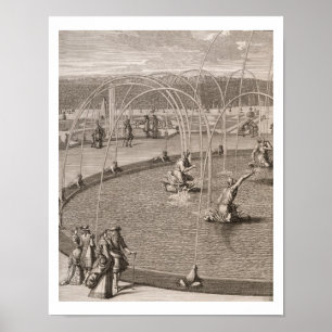 Detail of Fountain of Diana and Apollo at Versaill Poster