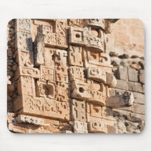 Detail Of Magician Pyramid, Yucatan, Mexico Mouse Mat