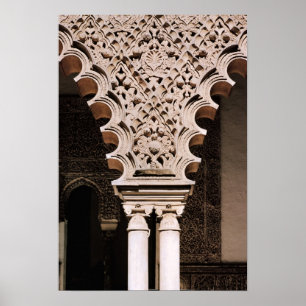 Detail of one of the polylobe arches from poster